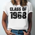 Class Of 1968 High School College Graduation Reunion Unisex Jersey T-Shirt