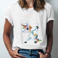 Class Of 2018 Graduation Dabbing Unicorn Unisex Jersey T-Shirt