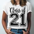 Class Of 2021 Senior 21 Cool Graduation Unisex Jersey T-Shirt