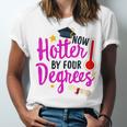 Class Of 2022 Four Degrees Hotter Graduation Day Master Grad Unisex Jersey T-Shirt