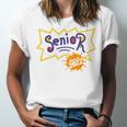 Class Of 2022 Senior Year 90's TV Style Graduation For Grad Unisex Jersey T-Shirt