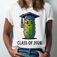 Class Of 2026 Graduation Pickle Trendy Graduate Humor Unisex Jersey T-Shirt