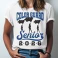 Color Guard Senior 2026 Flags Marching Band Graduation Grad Unisex Jersey T-Shirt