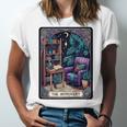 Color Graphic The Introvert Tarot Card Raglan Baseball Tee Unisex Jersey T-Shirt