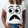 Creepy Face Carrot Halloween Book Character Costume Unisex Jersey T-Shirt
