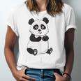 Cute Introvert Vibes – Panda Hello & Goodbye Unisex Jersey T-Shirt Cute Introvert Vibes – Panda Hello & Goodbye Unisex Jersey T-Shirt