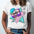 Dabbing Cassette Tape 70s 80s 80s Outfit Nostalgia Unisex Jersey T-Shirt
