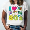 Dad I Love The 80's Retro 80s Nostalgia For Dad Premium Tri-Blend Unisex Jersey T-Shirt