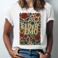 Elder Emo Floral Gothic Vintage Nostalgia Premium Tri-Blend Unisex Jersey T-Shirt Elder Emo Floral Gothic Vintage Nostalgia Premium Tri-Blend Unisex Jersey T-Shirt