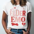 Elder Emo Retro Punk Typography Nostalgia Premium Tri-Blend Unisex Jersey T-Shirt