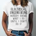 Electrical Engineering Tees Women's Electrical Engineer Modern Classic Casual Small Graduation T-Shirt Unisex Jersey T-Shirt