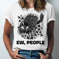 Ew People Introvert Cat Lover Crazy Cats Lady Unisex Jersey T-Shirt