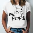 Ew People Introverts Stay Home Socially Awkward Unisex Jersey T-Shirt