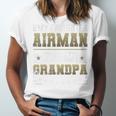 My Favorite Airman Calls Me Grandpa Airman Graduation Premium Unisex Jersey T-Shirt