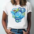 Frutiger Aero Metro Abstract Maximalism 2000s Nostalgia Premium Tri-Blend Unisex Jersey T-Shirt