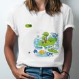 Frutiger Aero Y2K Fashion Trends Statement Piece Tech Orbite Premium Tri-Blend Unisex Jersey T-Shirt