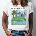 Future City Wind Power Frutiger Aero Y2K Style Ocean Unisex Jersey T-Shirt