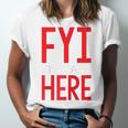 Fyi Introvert Here Raglan Baseball Tee Unisex Jersey T-Shirt