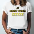 Game Over Insert 30K To Continue Graduation s Unisex Jersey T-Shirt