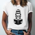 Good Girls Read Bad Books Skeleton Unisex Jersey T-Shirt
