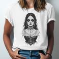 Gothic Goth Girl Woman Movie Book Art Unisex Jersey T-Shirt Gothic Goth Girl Woman Movie Book Art Unisex Jersey T-Shirt
