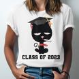 I Graduated Class Of2023 Cat Graduation Unisex Jersey T-Shirt