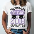 Graduation Shirt For Mom Of Twins Proud Mom Twins Tee Unisex Jersey T-Shirt