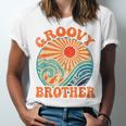 Groovy Brother 70s Aesthetic Nostalgia 1970's Retro Brother Unisex Jersey T-Shirt