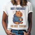 Grouchy Capybara Not Friendly Do Not Touch Introvert Premium Tri-Blend Unisex Jersey T-Shirt Grouchy Capybara Not Friendly Do Not Touch Introvert Premium Tri-Blend Unisex Jersey T-Shirt