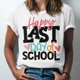 Happy Last Day Of School Kids Teacher Student Graduation Unisex Jersey T-Shirt