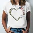 Heart Coast Guard Wife Coast Guard Graduation Wife USCG Wife Unisex Jersey T-Shirt