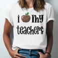 I Heart My Teachers I Love My Teachers Graduation Kids Teens Unisex Jersey T-Shirt