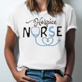 Hospice Nurse Doctor Graduation Medical Nursing RN Unisex Jersey T-Shirt