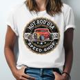 Hotrod Custom Car Automotive Nostalgia Distressed Premium Tri-Blend Unisex Jersey T-Shirt