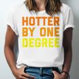 Hotter By One Degree Graduation Shirt College Major Graduate Unisex Jersey T-Shirt