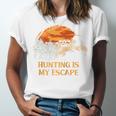 Hunting Is My Escape Introvert Hunter Antisocial Raglan Baseball Tee Unisex Jersey T-Shirt Hunting Is My Escape Introvert Hunter Antisocial Raglan Baseball Tee Unisex Jersey T-Shirt