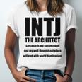 INTJ Architect Personality Introvert Sarcastic Unisex Jersey T-Shirt INTJ Architect Personality Introvert Sarcastic Unisex Jersey T-Shirt