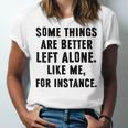 Introvert Antisocial Some Things Are Better Left Alone Unisex Jersey T-Shirt