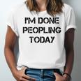 Introvert Design For Introverted Men And Women Unisex Jersey T-Shirt