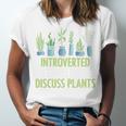 Introvert Farming Life Gardening For Geeky Plant Lover Unisex Jersey T-Shirt