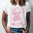 Introvert Fictional Character Read Books Lover Reading Unisex Jersey T-Shirt Introvert Fictional Character Read Books Lover Reading Unisex Jersey T-Shirt