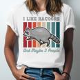Introvert Raccoon Animal Lover Trash Panda Antisocial Retro Unisex Jersey T-Shirt