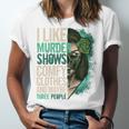 Introverted Murder Shows True Crime Lovers Introvert Unisex Jersey T-Shirt