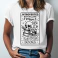 Introverted BUT Willing To Discuss Books Book Lover Unisex Jersey T-Shirt