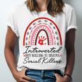 Introverted But Willing To Discuss Serial Killers True Crime Unisex Jersey T-Shirt Introverted But Willing To Discuss Serial Killers True Crime Unisex Jersey T-Shirt