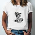 Introverted But Willing To Discuss Snacks Coffee Premium Unisex Jersey T-Shirt