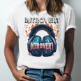 Introvert's Best Friend Noise-Canceling Headphones Unisex Jersey T-Shirt