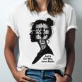 Just A Girl Who Loves Books Girls Books Lovers Unisex Jersey T-Shirt