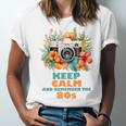 Keep Calm And Remember The 80s Retro Vintage Nostalgia Premium Unisex Jersey T-Shirt