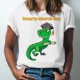 Kids Cute Graduation Dinosaur Smarty Saurus Kinder VPK Pre-k Grad Unisex Jersey T-Shirt